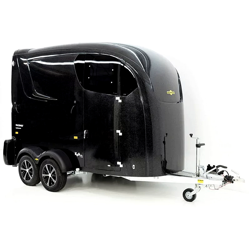 Humbaur Maximus 2700 S Pferdeanhänger mit Sattelkammer, schwarz