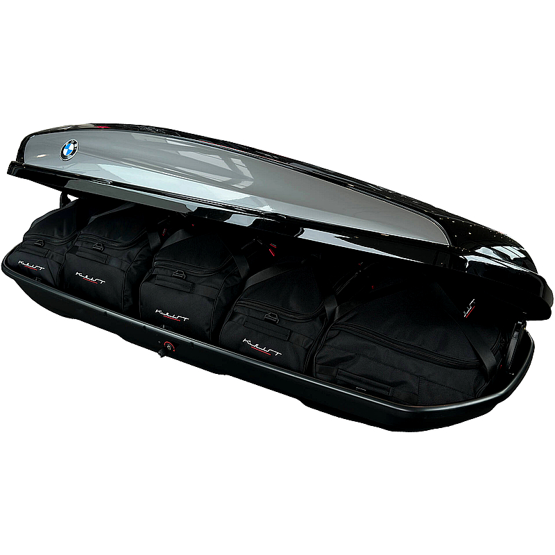 KJUST 5er Taschenset passend für BMW 82732406460 Dachbox 420L