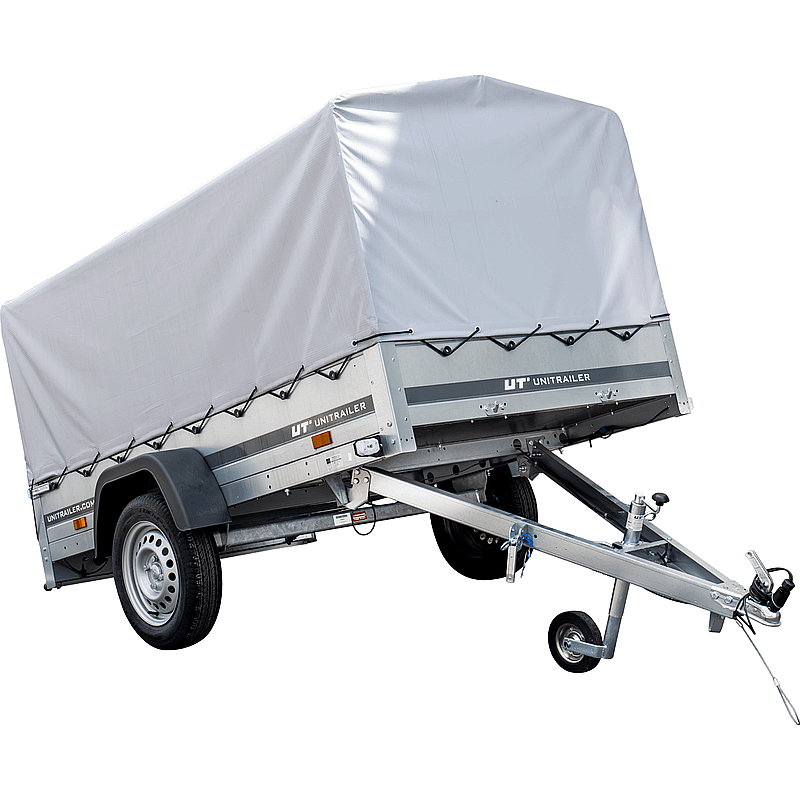 PKW-Anhänger 230x125 cm kippbar, 750 kg mit Hochplane
