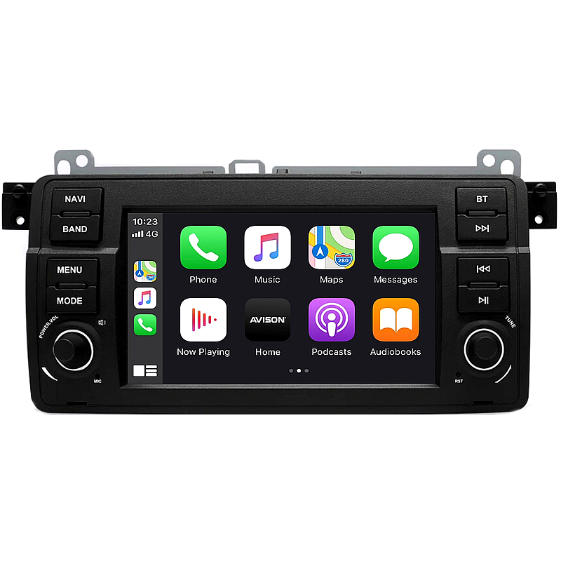 AVISON Android 12 Autoradio für BMW 3 E46 mit CarPlay & DAB