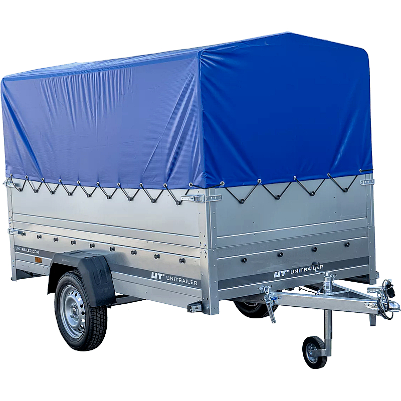 PKW Anhänger Garden Trailer 264 KIPP mit Hochplane und Bordwänden