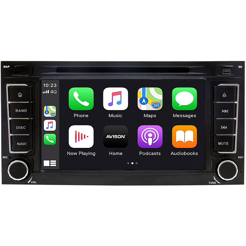 AVISON Android 14 Autoradio für VW T5 mit CarPlay & DAB+, 7" IPS
