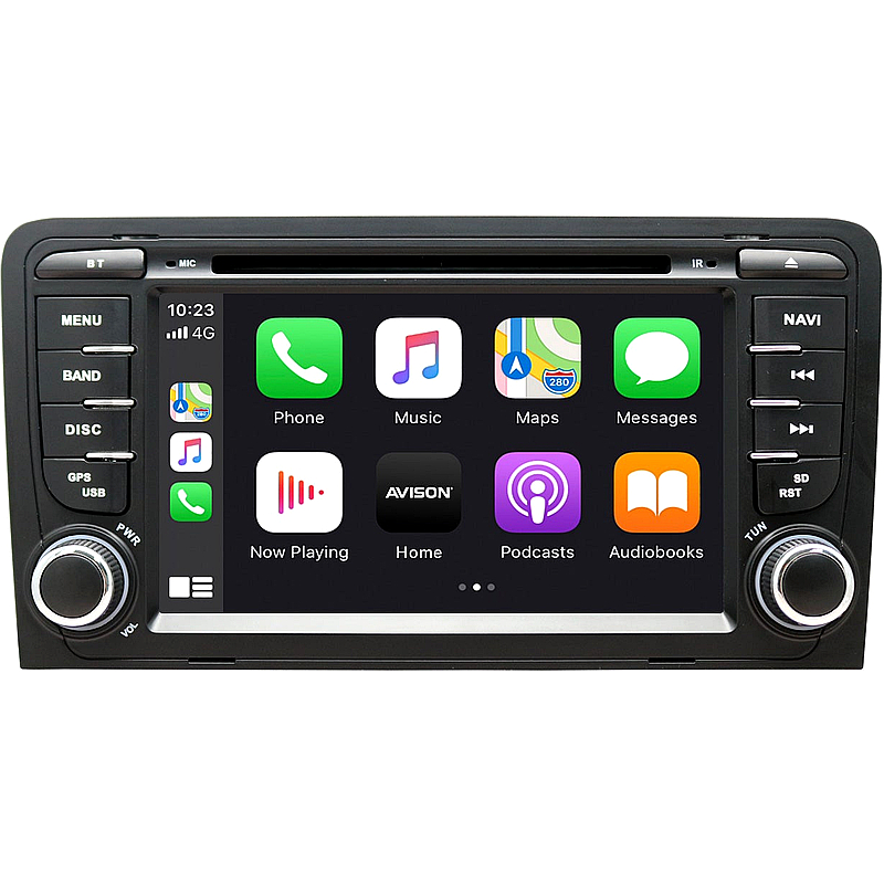 Avison Android 13 Navigationssystem für Audi A3 mit CarPlay & DAB