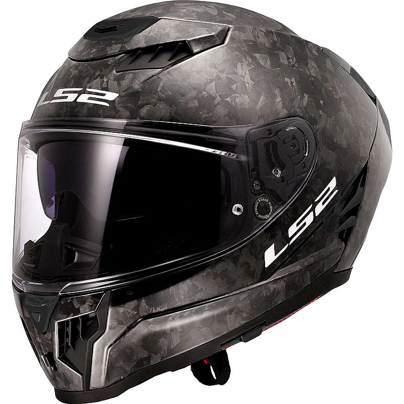 LS2 FF807 Dragon Forged Carbon Integralhelm, 3XL, schwarz