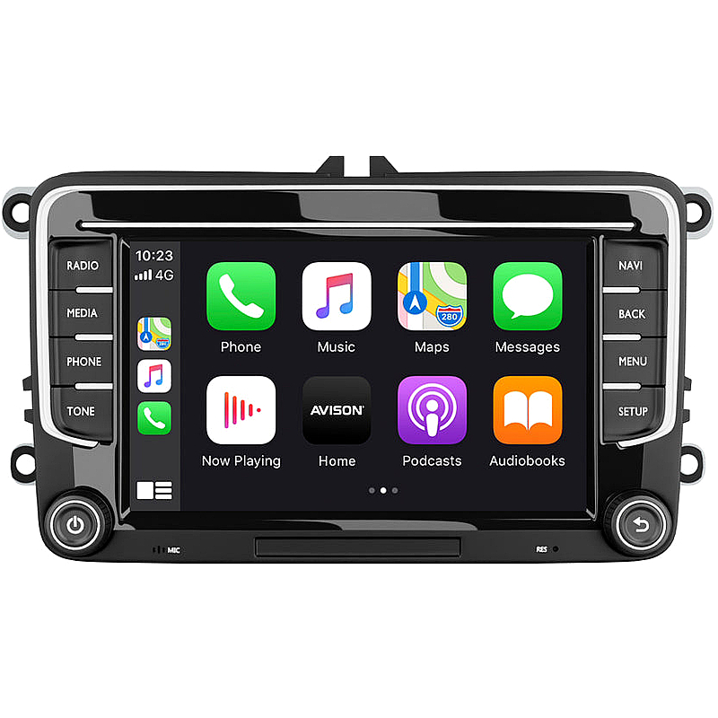 AVISON 7" Android Autoradio für VW, Seat & Skoda mit CarPlay/DAB