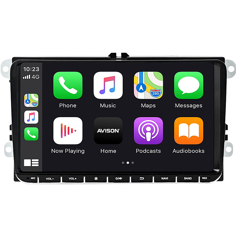 9" Android Navi & Radio für VW, Seat, Skoda – CarPlay, DAB+, 64GB