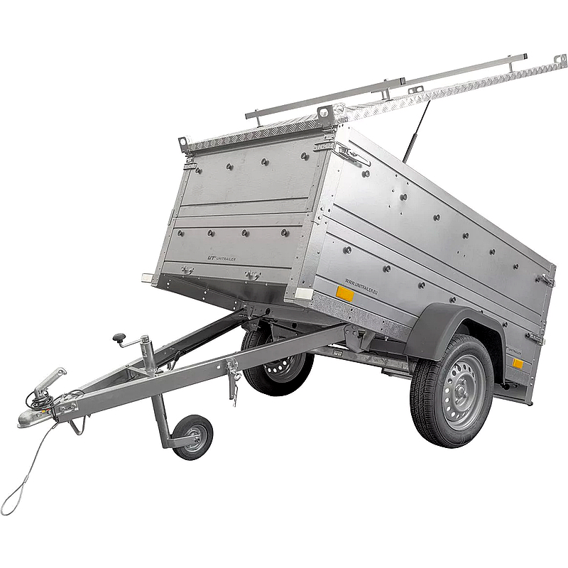UNITRAILER Garden Trailer 200 KIPP mit Deckel, 750 kg, kippbar