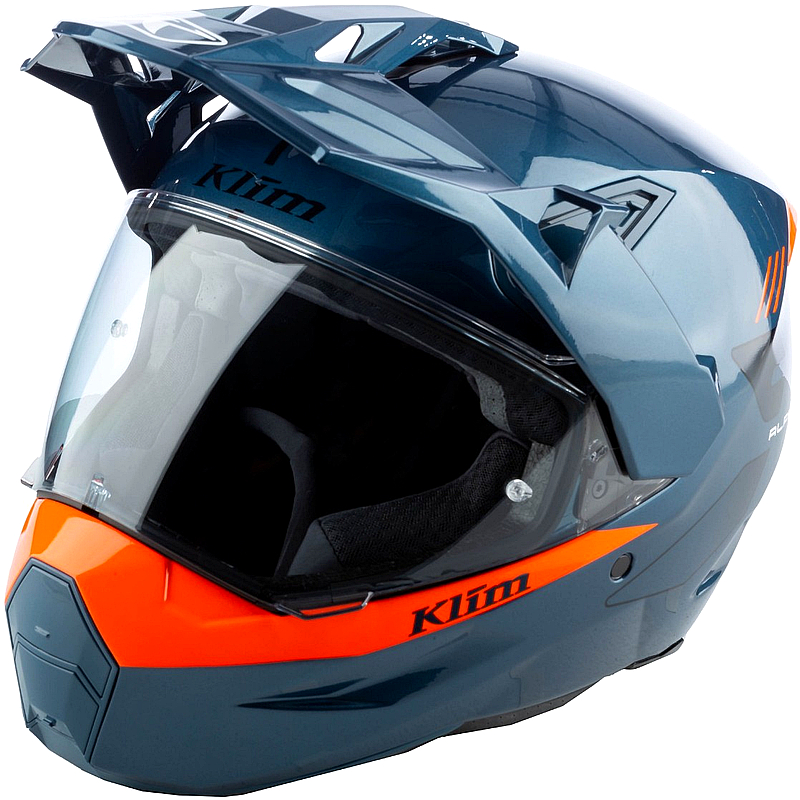 KLIM X1 Alpha Endurohelm ECE 22.06 DOT – Glanz Blau, Größe M