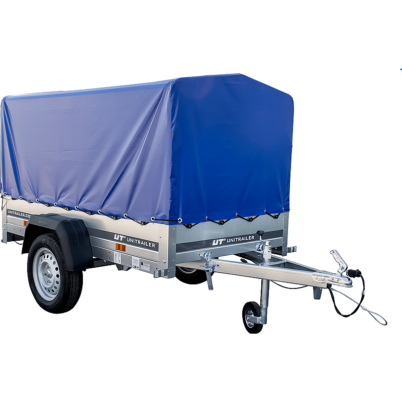 Garden Trailer 200 KIPP 750 kg mit Hochplane und Stützrad
