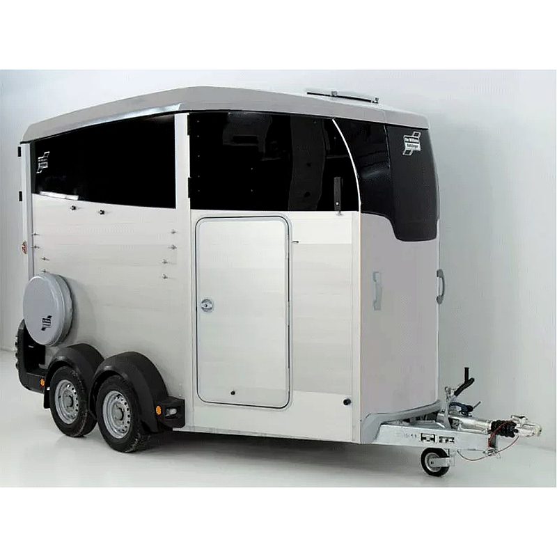 Ifor Williams HBX 511 Pferdeanhänger Silber, 2 Pferde, Sattelkammer