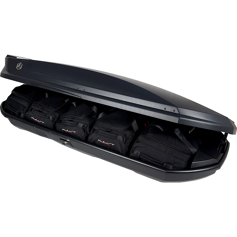KJUST 5-teiliges Taschenset passend für NORTHLINE TIROL 420 Dachbox