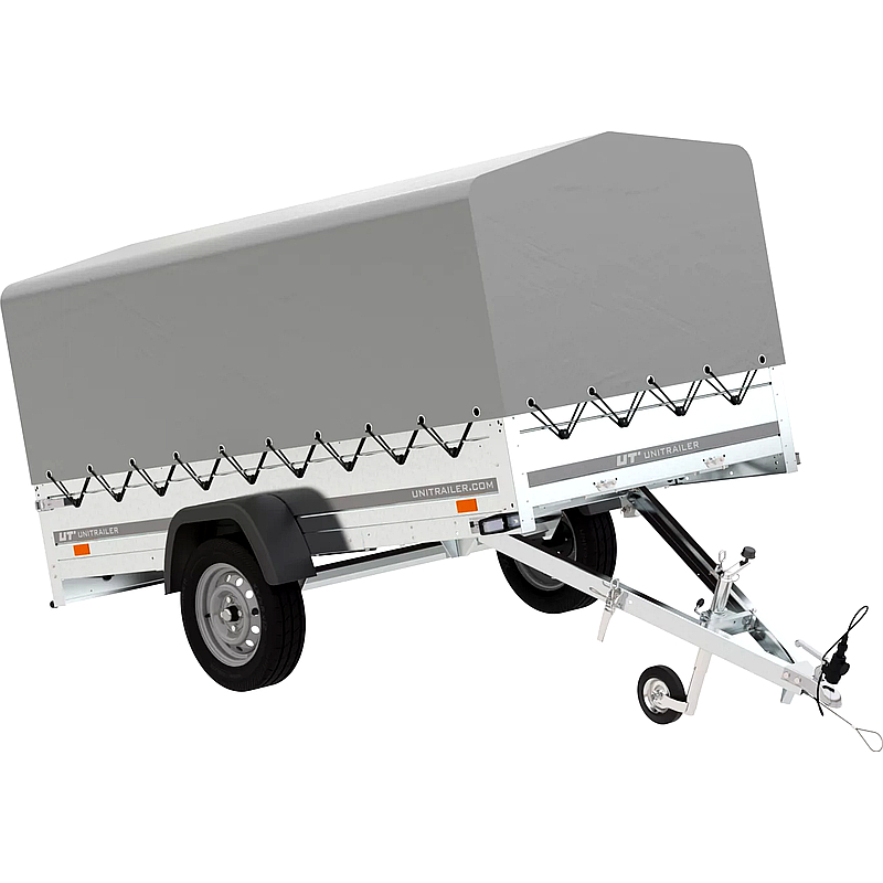 Einachsiger Kippanhänger UNITRAILER Garden Trailer 264 KIPP 750 kg