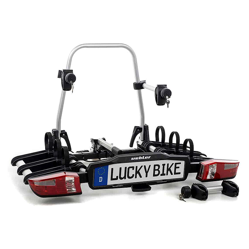 Uebler X31-S Heckträger – 3 Räder, einklappbar, E-Bike geeignet