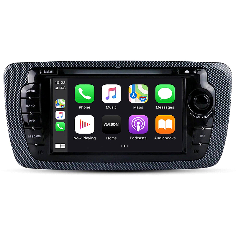 AVISON Navigation für Seat Ibiza 6J mit CarPlay, Android & DAB+