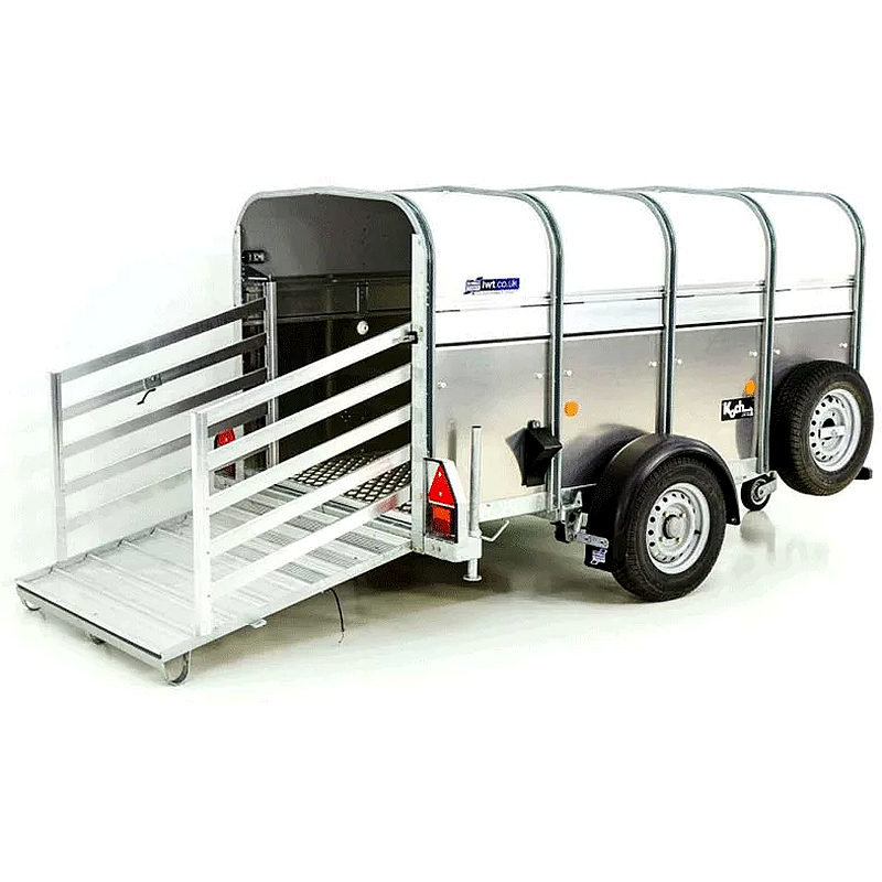 Ifor Williams Viehanhänger P8G 124x250cm, 1,4t, Aluminium