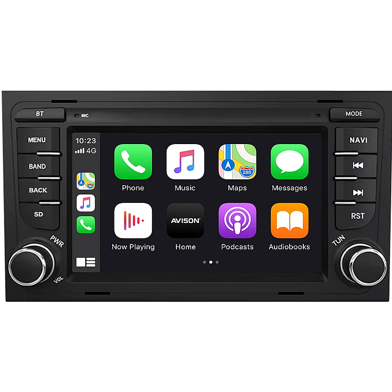 AVISON Navigationssystem für Audi A4 mit CarPlay & Android Auto