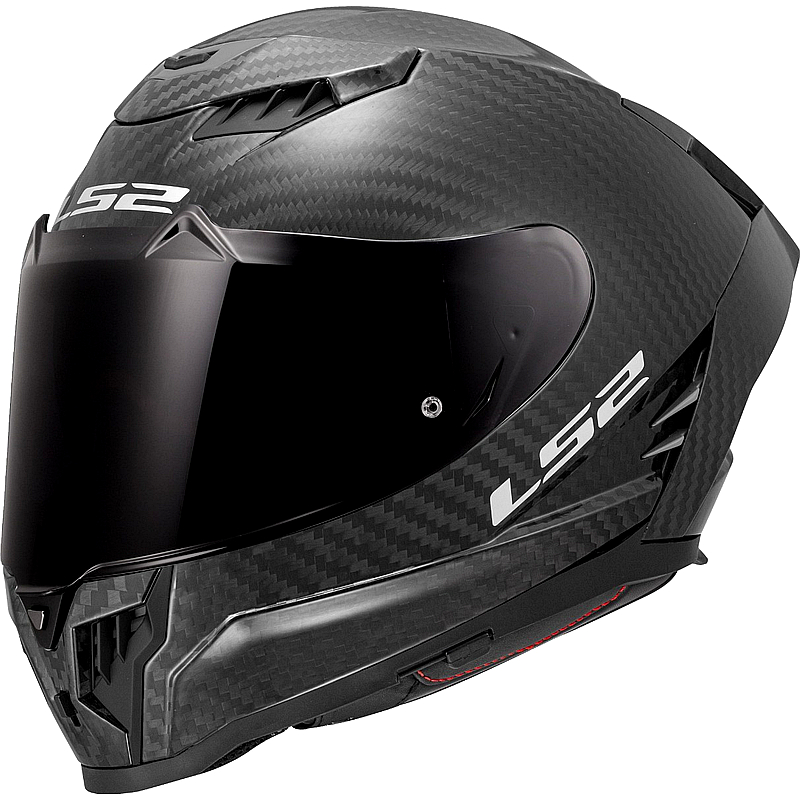 LS2 FF807 Dragon Integralhelm Carbon Matt mit Sonnenblende