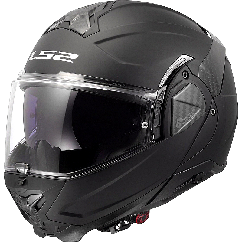 LS2 FF910 Advant II Klapphelm Carbon Matt Schwarz ECE 2206