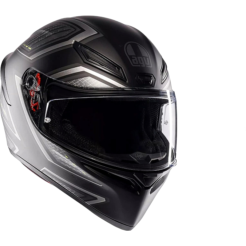 AGV K1 S Sling Integralhelm Matt Schwarz Grau für Erwachsene