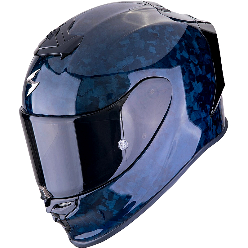 Scorpion EXO-R1 Evo Carbon Air Onyx Blue Integralhelm ECE 2206