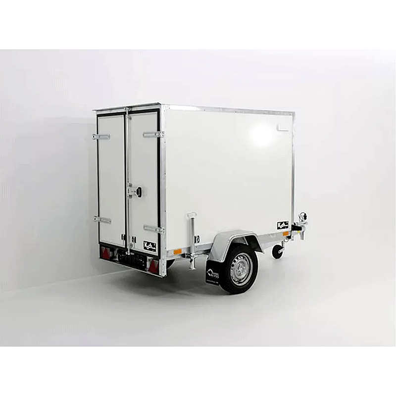 Kofferanhänger BK 750kg ungebremst – 205x118x150cm, weiß