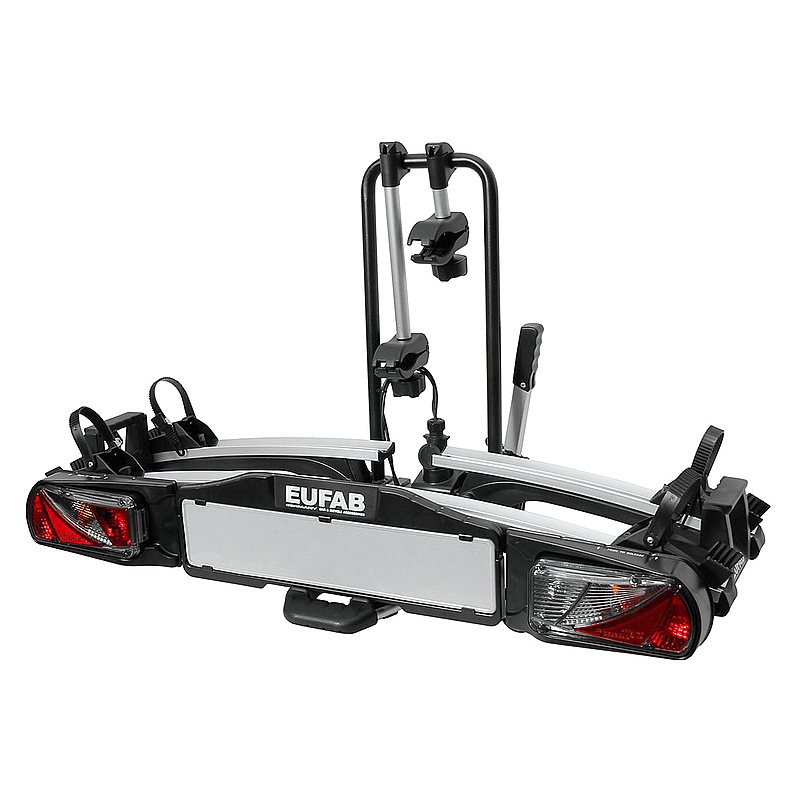 Eufab Premium Träger – klappbar, für 2–3 Fahrräder, E-Bike-geeignet