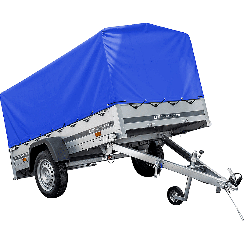 PKW-Anhänger 230x125 cm kippbar mit Hochplane, 750 kg